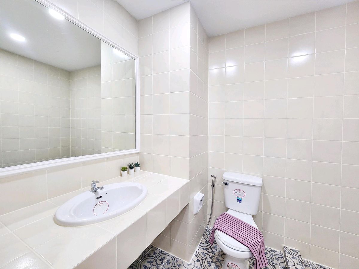 For SaleCondoRamkhamhaeng, Hua Mak : The most beautiful room in the corn pod project Have been in this post, 2 bedrooms, 1 water that is rare, beautiful, beautiful