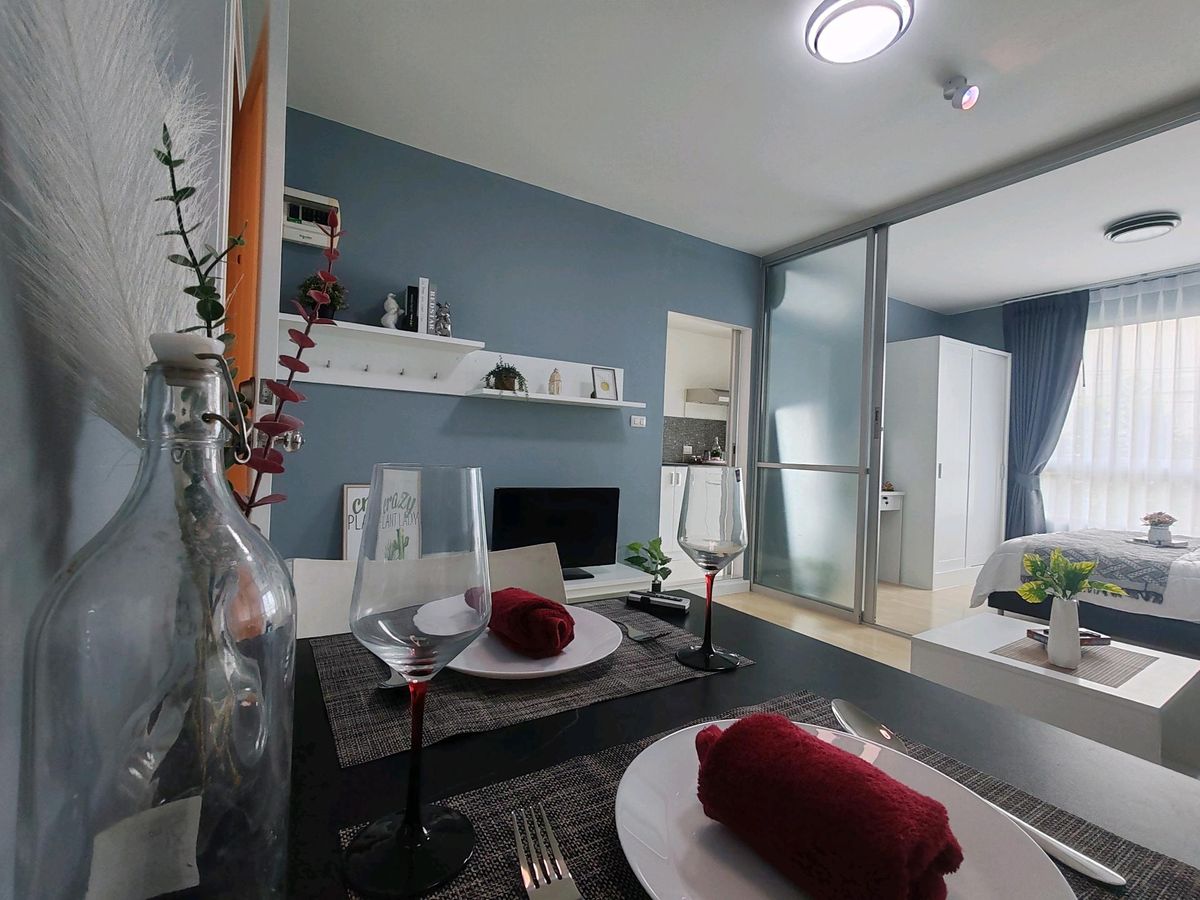 ขายคอนโดเสรีไทย-นิด้า : คอนโดแสนสิริ ย่านรามคำแหง ตกแต่งใหม่ 