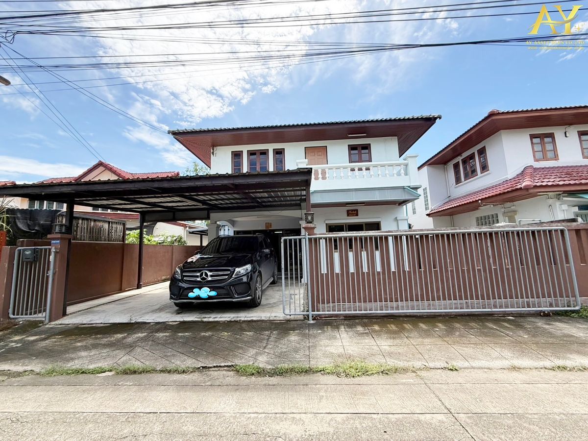 For SaleHouseMin Buri, Romklao : 🏡✨ Single house, Sammakorn Village, Ramkhamhaeng 112, near the Sammakorn BTS station And complete community sources for only 6.2 m‼ ️ 🏡 Property details