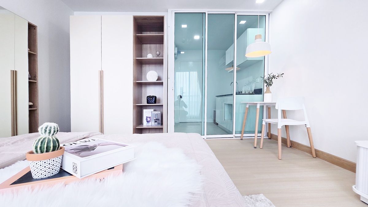 ขายคอนโดเลียบทางด่วนรามอินทรา : ((ขายด่วน)) ห้องพร้อมอยู่วีคอนโดเอกมัย รามอินทรา ส่วนกลางครบน่าใช้ ผ่อน 6,xxx ไม่ต้องดาวน์ ใครหาโซนนี้รีบเลย 🏡😍