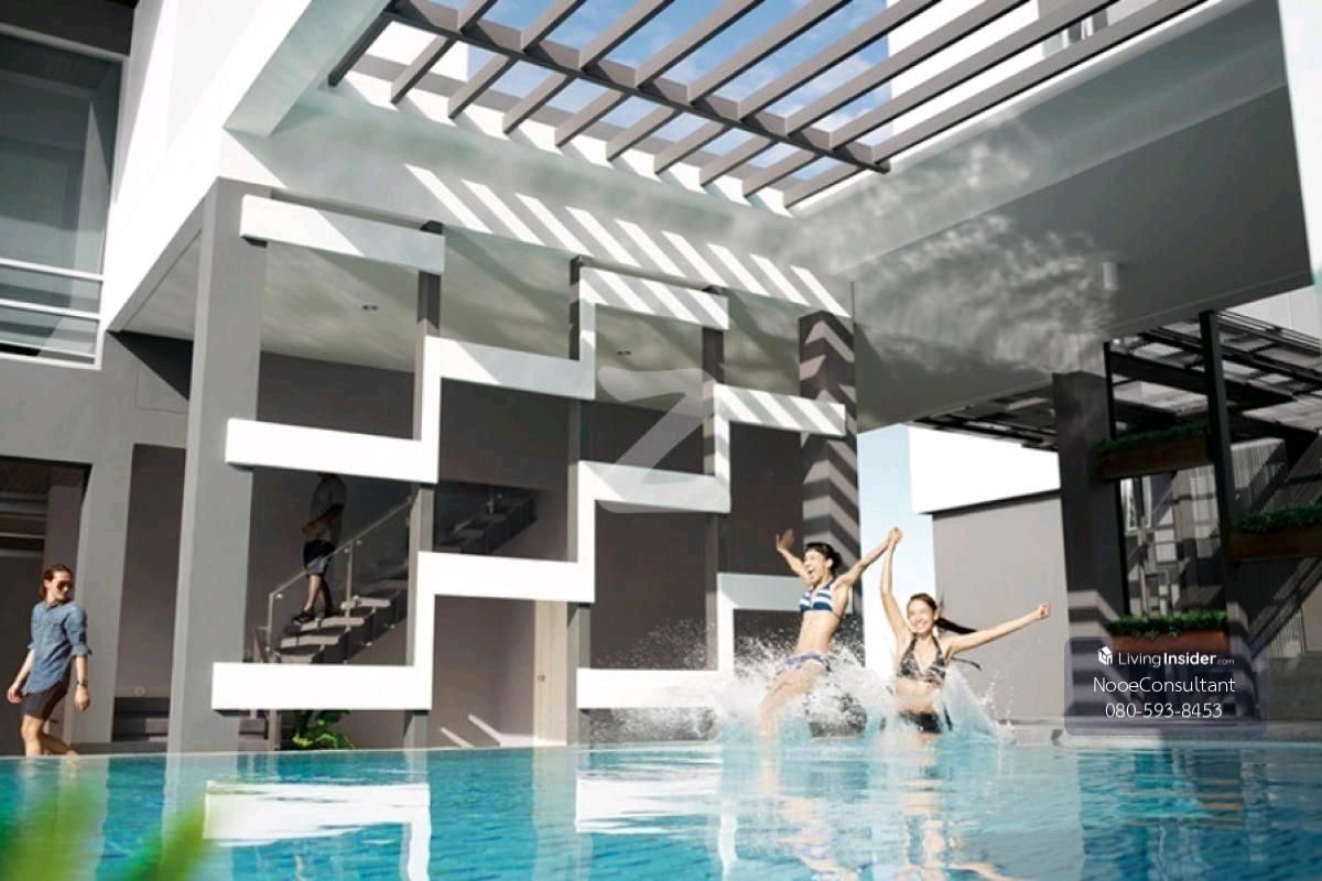 ขายคอนโดเสรีไทย-นิด้า : คอนโดแสนสิริ ย่านรามคำแหง ตกแต่งใหม่ 