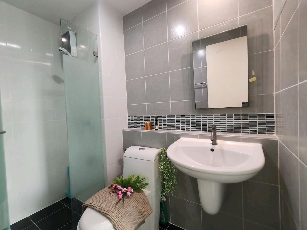 ขายคอนโดเสรีไทย-นิด้า : คอนโดแสนสิริ ย่านรามคำแหง ตกแต่งใหม่ 