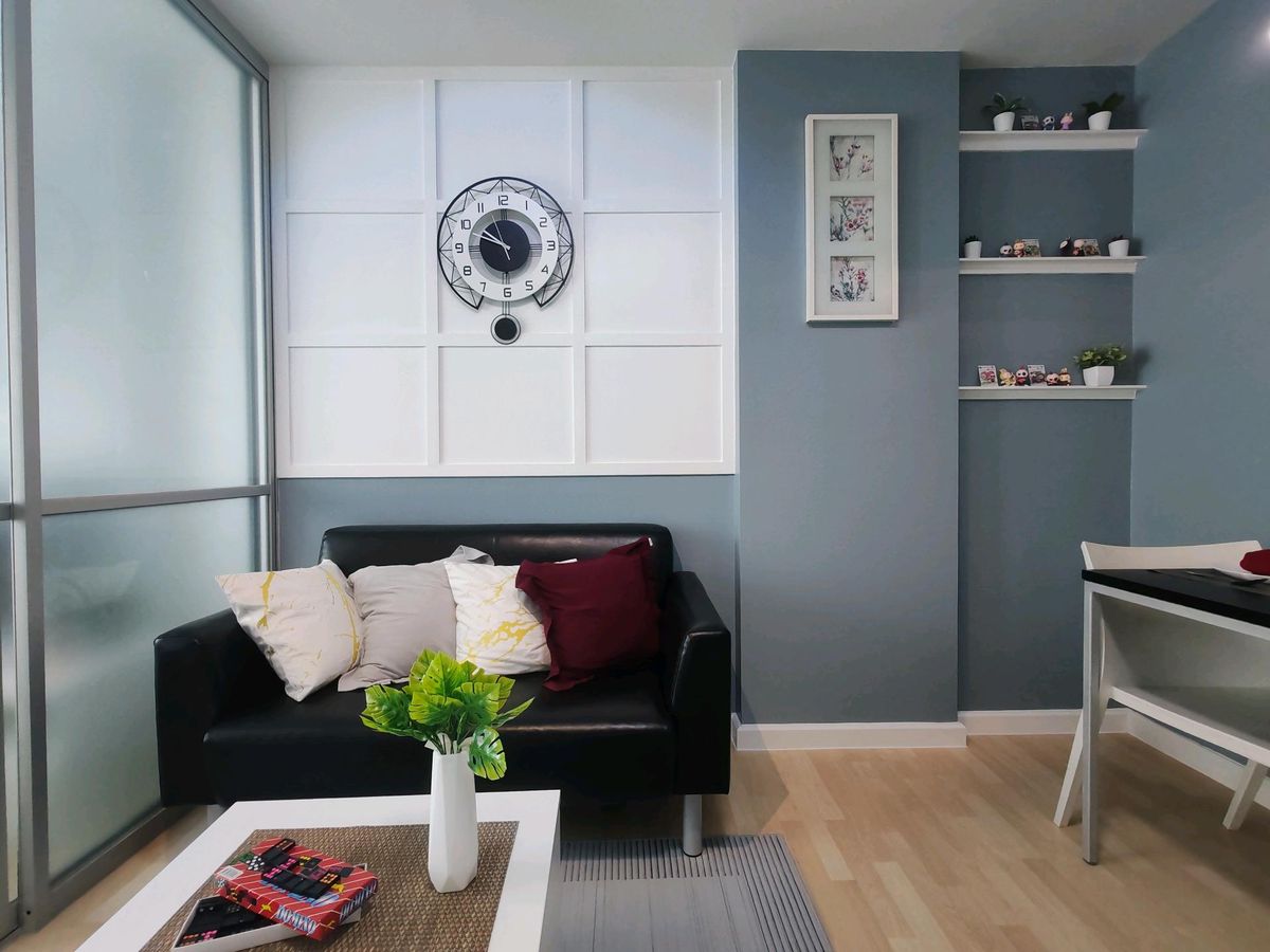 ขายคอนโดเสรีไทย-นิด้า : คอนโดแสนสิริ ย่านรามคำแหง ตกแต่งใหม่ 