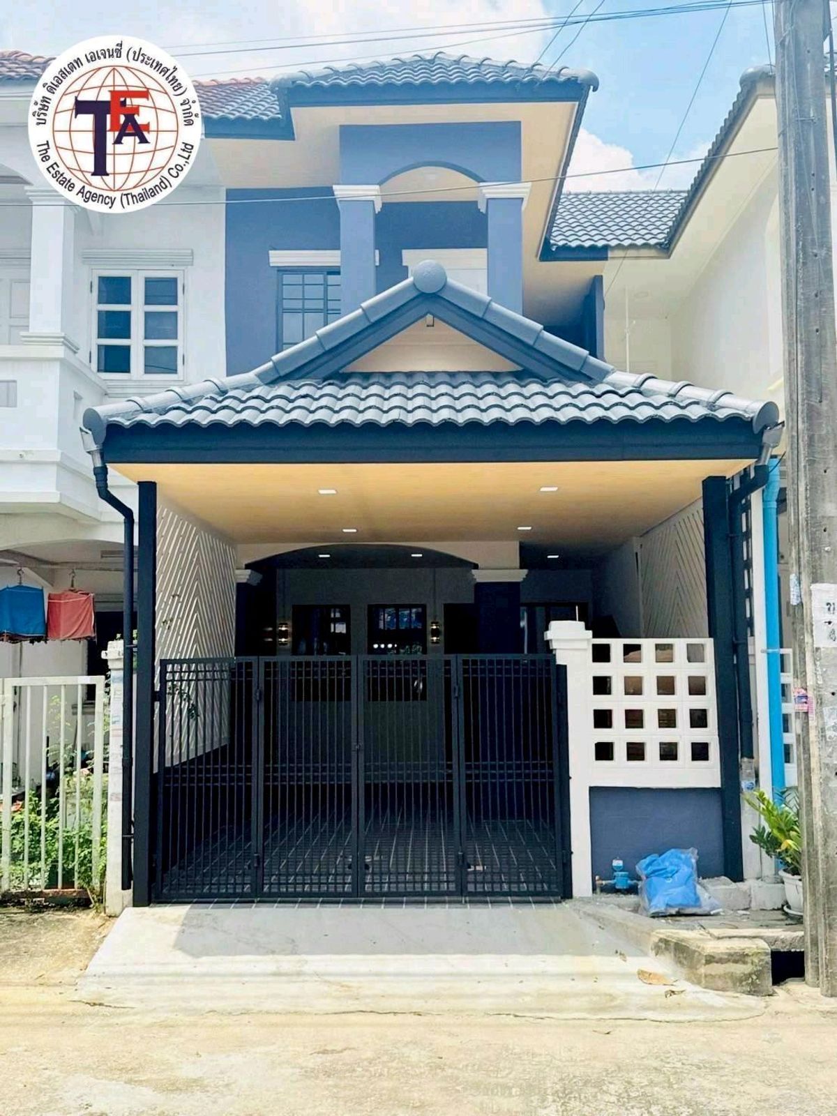 For SaleTownhomeNawamin, Ramindra : 2 storey townhouse for sale, Sritharawan Village Phahonyothin Green Line 54/1 Intersection 4-53 Sai Mai Sai Sai Phiban 5 Don Mueang Airport Bhumibol Hospital, Sai Mai Police Station, Sai Mai Hospital Don Mueang Air Force Base