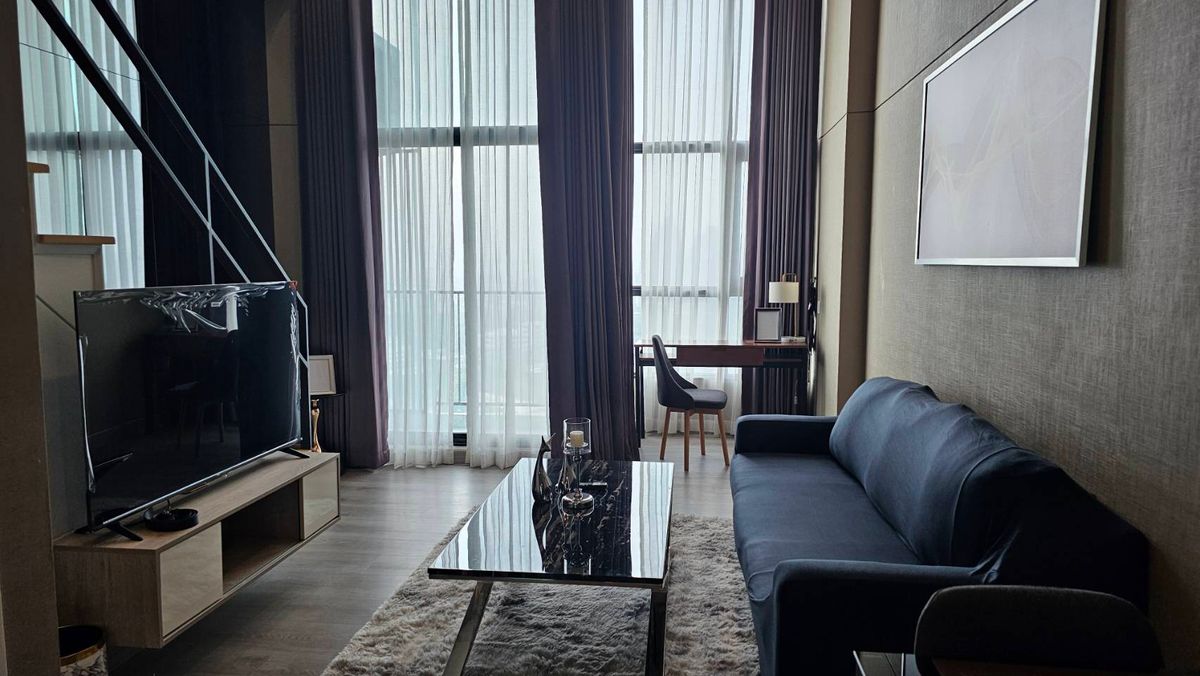 ขายคอนโดรัตนาธิเบศร์ สนามบินน้ำ พระนั่งเกล้า : ขายคอนโดไนท์บริด ติวานนท์ ห้องDuplex (Knightbridge duplex tiwanon) ขนาด 42 ตร.ม.