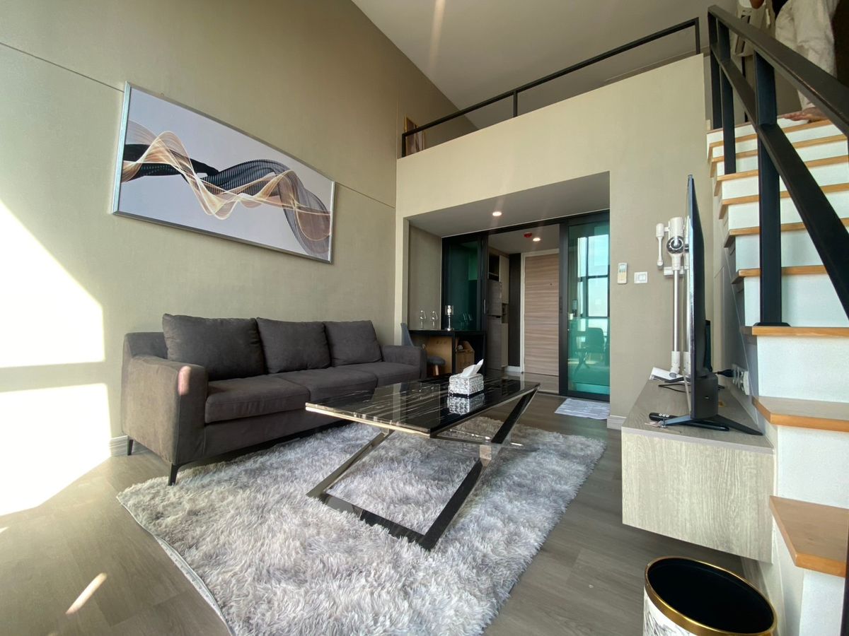 For SaleCondoRattanathibet, Sanambinna : Condo for sale, Night Bridge, Duplex (Knightbridge Duplex Tiwanon), 42 sq.m.