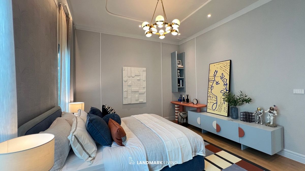 For SaleHousePattanakan, Srinakarin : ✨ Everything as in the picture Ready to move in. 🏡 Narinsiri Krungthep Kreetha. Real touch. Receive premium deals before anyone in Landmark Living 💯