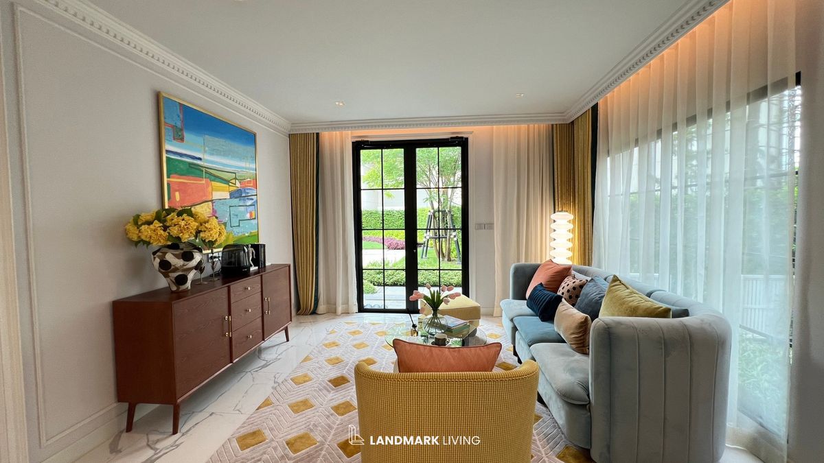 For SaleHouseLadkrabang, Suwannaphum Airport : ✨ Everything as in the picture Ready to move in. Complete, complete in one place Special offer at Landmark Living 💯