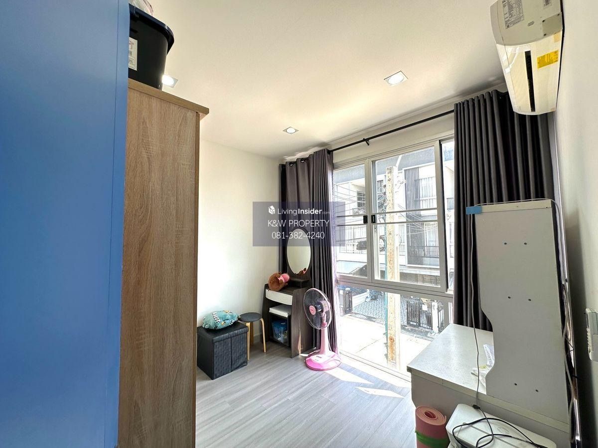 ให้เช่าทาวน์โฮมนวมินทร์ รามอินทรา : ให้เช่าทาวน์โฮม 3 ชั้น ฟรี กล้องวงจรปิด ประตูรั้วรีโมท ห้องมุม ม.สัมมากร อเวนิว รามอินทรา-วงแหวน