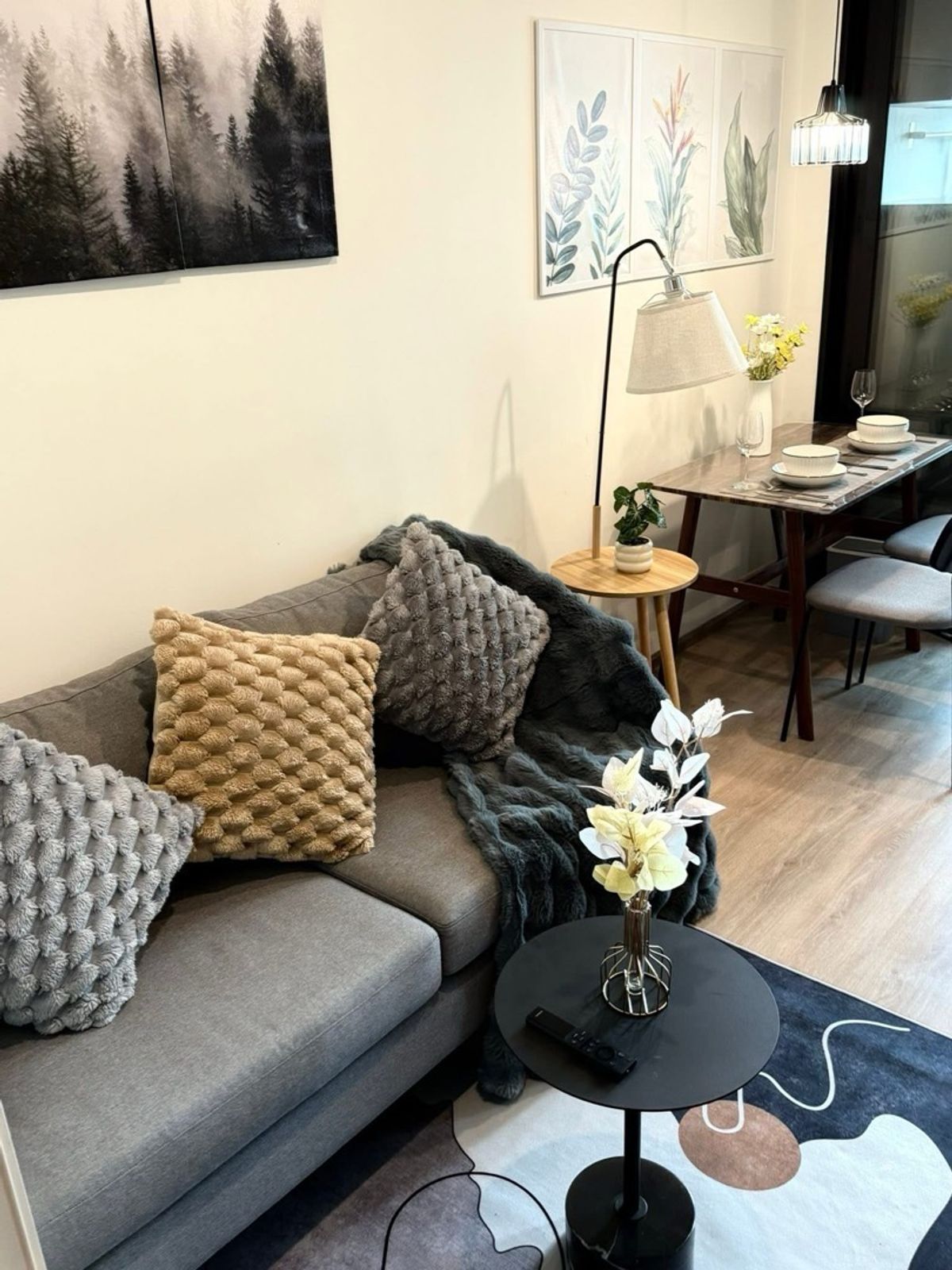 For RentCondoRama9, Petchburi, RCA : 🌟 Nue District R9 – 1 Bedroom, 新开盘, MRT Rama 9 450m 🌟