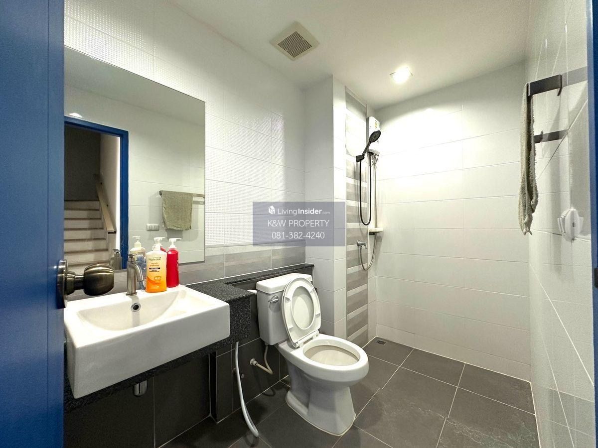 ให้เช่าทาวน์โฮมนวมินทร์ รามอินทรา : ให้เช่าทาวน์โฮม 3 ชั้น ฟรี กล้องวงจรปิด ประตูรั้วรีโมท ห้องมุม ม.สัมมากร อเวนิว รามอินทรา-วงแหวน