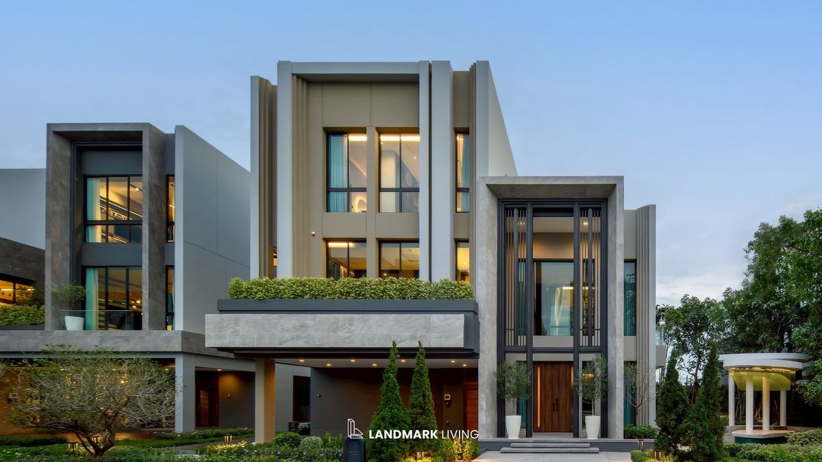 ขายบ้านพัฒนาการ ศรีนครินทร์ : ✨ได้ทุกอย่างตามรูป พร้อมเข้าอยู่  🏠แกรนด์ บางกอก บูเลอวาร์ด พระราม 9 - กรุงเทพกรีฑา -  บ้านหรูพร้อมอยู่เหนือระดับทุกดีไซน์ จองก่อน คุ้มก่อน ที่ Landmark Living  💯