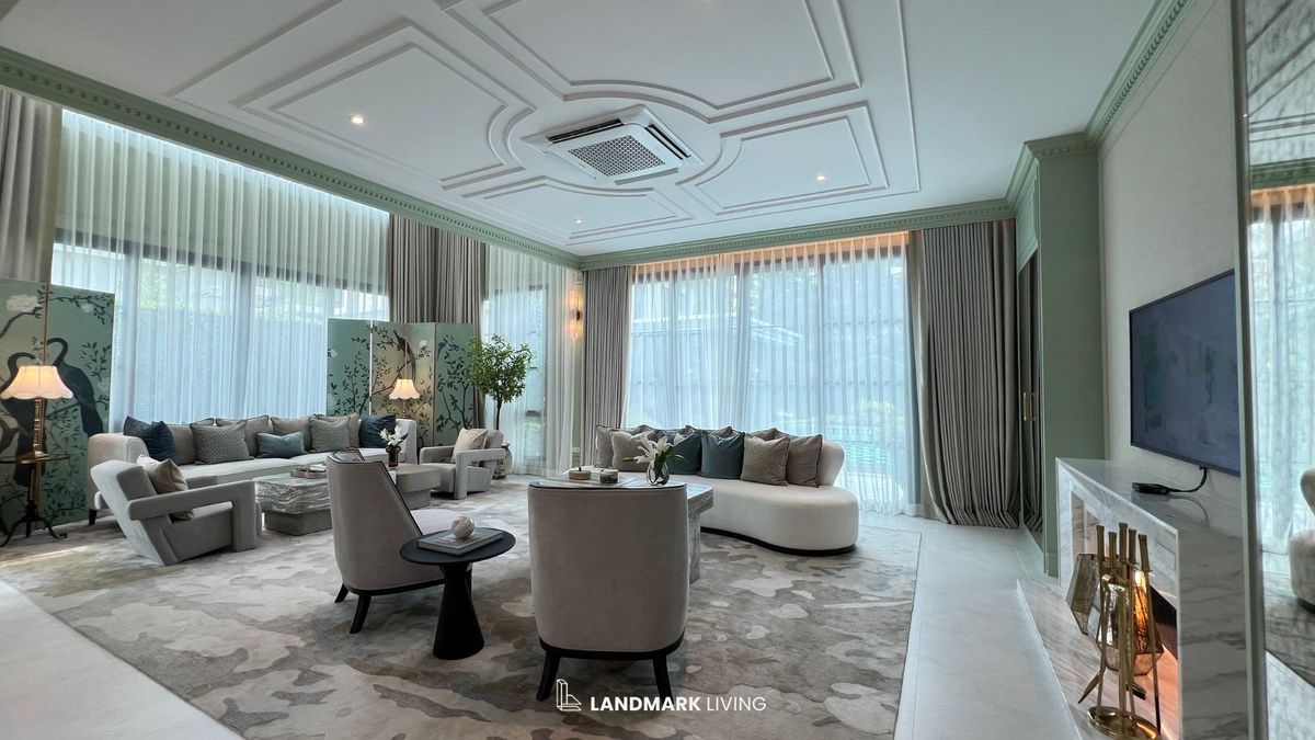 For SaleHousePattanakan, Srinakarin : ✨ Everything as in the picture Ready to move in. 🏡 Narinsiri Krungthep Kreetha. Real touch. Receive premium deals before anyone else at Landmark Living 💯