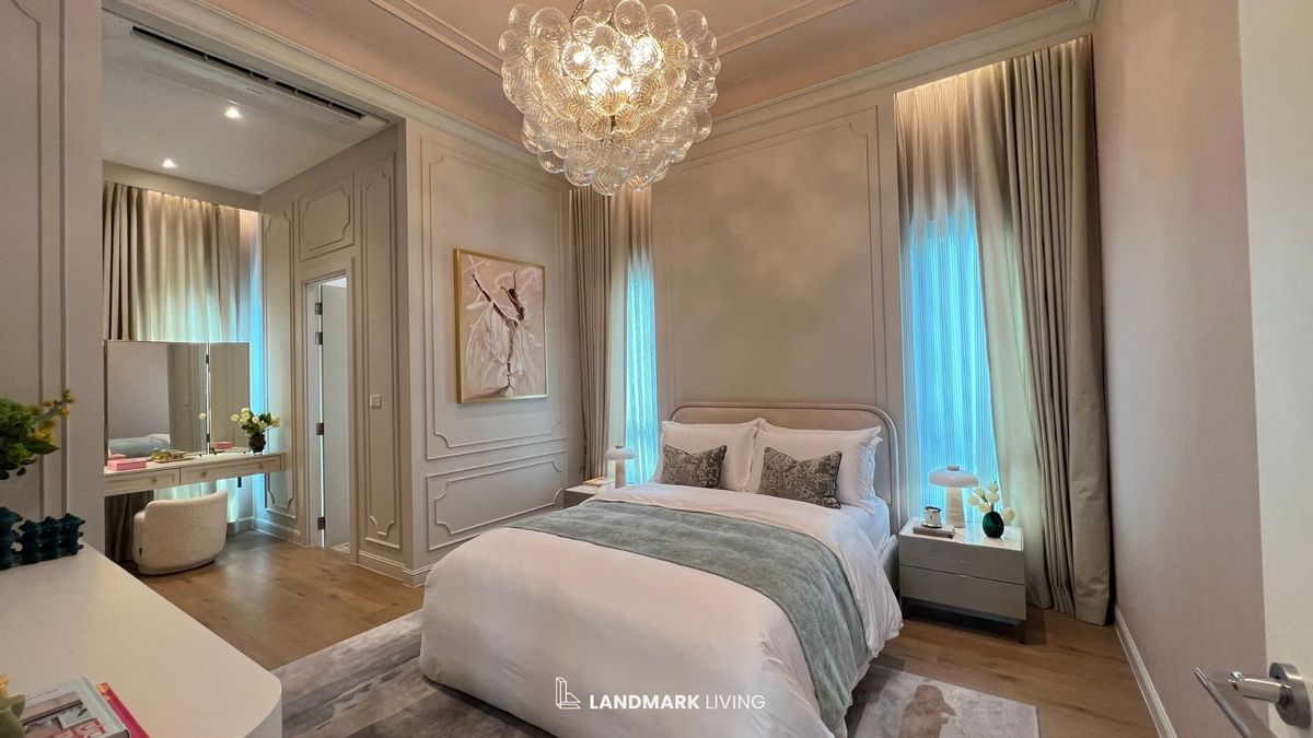 For SaleHousePattanakan, Srinakarin : ✨ Everything as in the picture Ready to move in. 🏡 Narinsiri Krungthep Kreetha. Real touch. Receive premium deals before anyone else at Landmark Living 💯