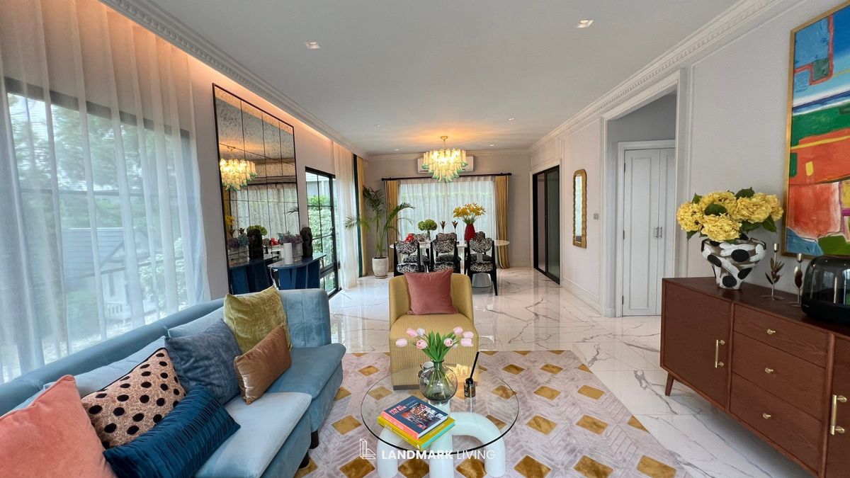 For SaleHouseLadkrabang, Suwannaphum Airport : ✨ Everything as in the picture Ready to move in. Complete, complete in one place Special offer at Landmark Living 💯