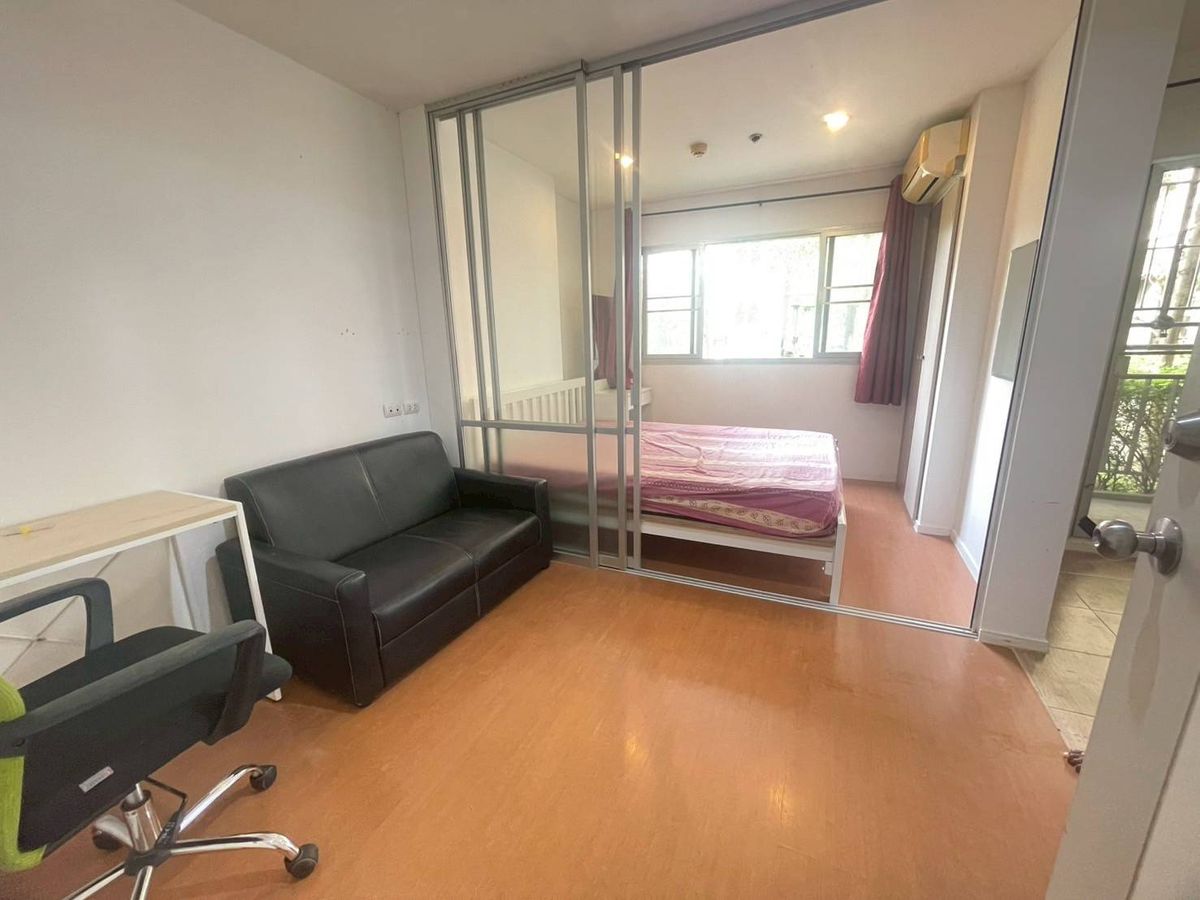 For SaleCondoBangna, Bearing, Lasalle : Selling with tenants Suitable for investment ✅ Sell Lumpini Condo Mega City Bangna | Garden view