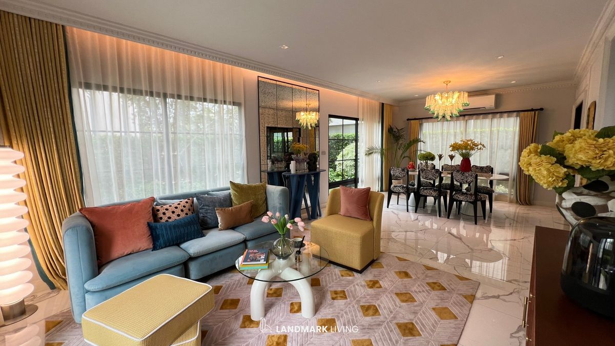 For SaleHouseLadkrabang, Suwannaphum Airport : ✨ Everything as in the picture Ready to move in. Complete, complete in one place Special offer at Landmark Living 💯