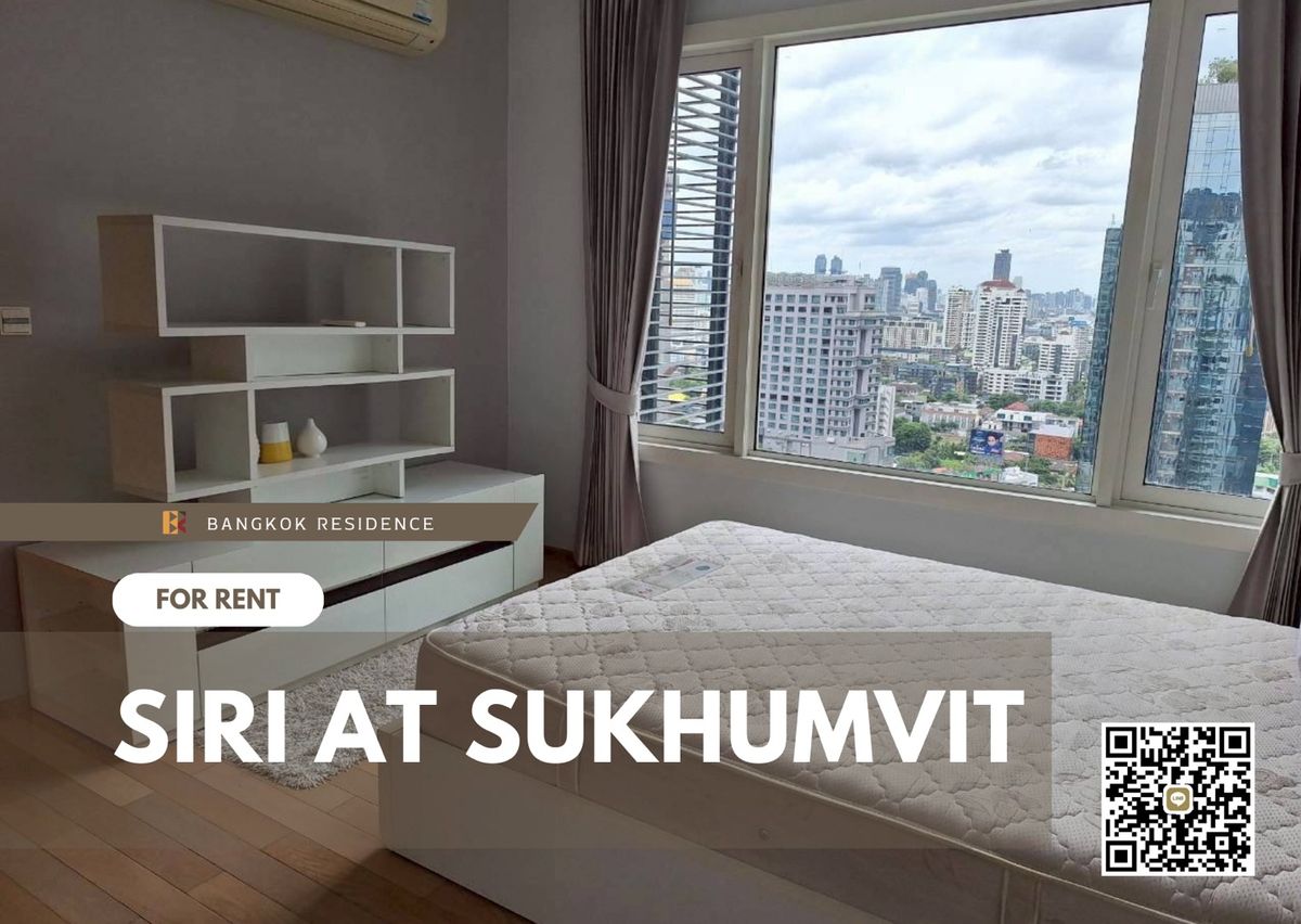ให้เช่าคอนโดสุขุมวิท อโศก ทองหล่อ : ให้เช่า🍃Siri at Sukhumvit🍃ห้องเฟอร์ครบ วิวรถไฟฟ้า ตกแต่งพร้อมอยู่ by Faii