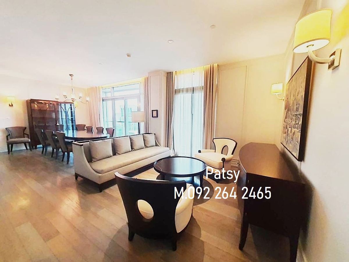 ขายคอนโดวิทยุ ชิดลม หลังสวน : FOR SELL !! ORIENTAL RESIDENCE << Ultimate luxury unit with Panoramic Balcony 200 sqm. 3 Bedroom