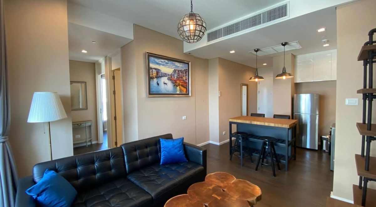 For RentCondoLadprao, Central Ladprao : For rent ✨ The Saint Residences ✨ 2 bedrooms, fully furnished and equipped, near BTS Ha Yaek Lat Phrao