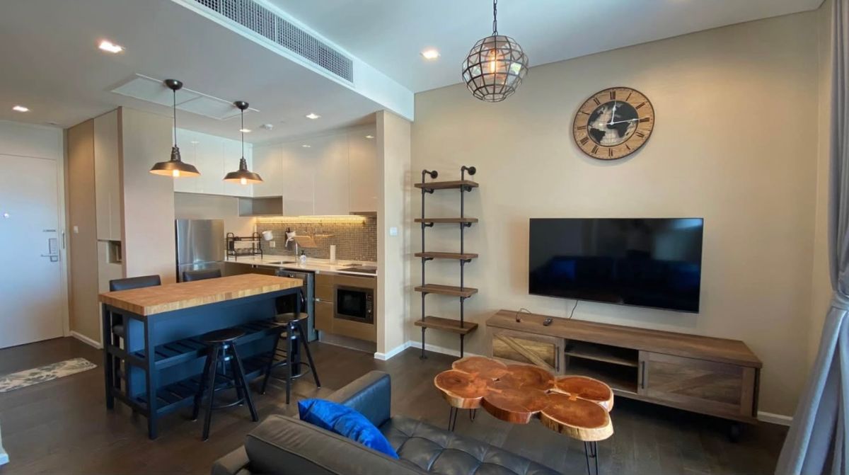 For RentCondoLadprao, Central Ladprao : For rent ✨ The Saint Residences ✨ 2 bedrooms, fully furnished and equipped, near BTS Ha Yaek Lat Phrao