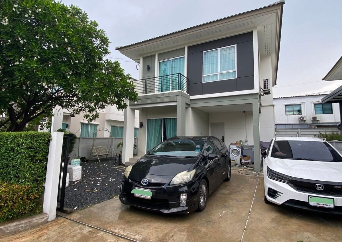 For RentHousePathum Thani,Rangsit, Thammasat : Single house for rent ✨ Centro Phahol-Vibhavadi ✨ 3 bedrooms, 3 bathrooms, fully furnished and equipped with appliances