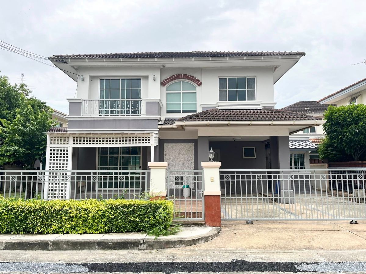 ให้เช่าบ้านนนทบุรี บางใหญ่ บางบัวทอง : S04-0031 Single house for rent in the Manthana Ratchapruek project.