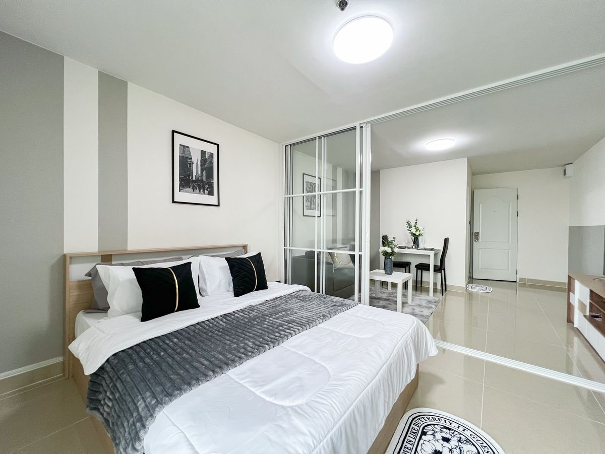 For SaleCondoVipawadee, Don Mueang, Lak Si : 🔥 Regent Home 10 Condo on Chaeng Watthana Road Near the train, easy to travel in and out. Install a brand new furniture, ready to move in immediately All are complete. The price is the best value. ✨