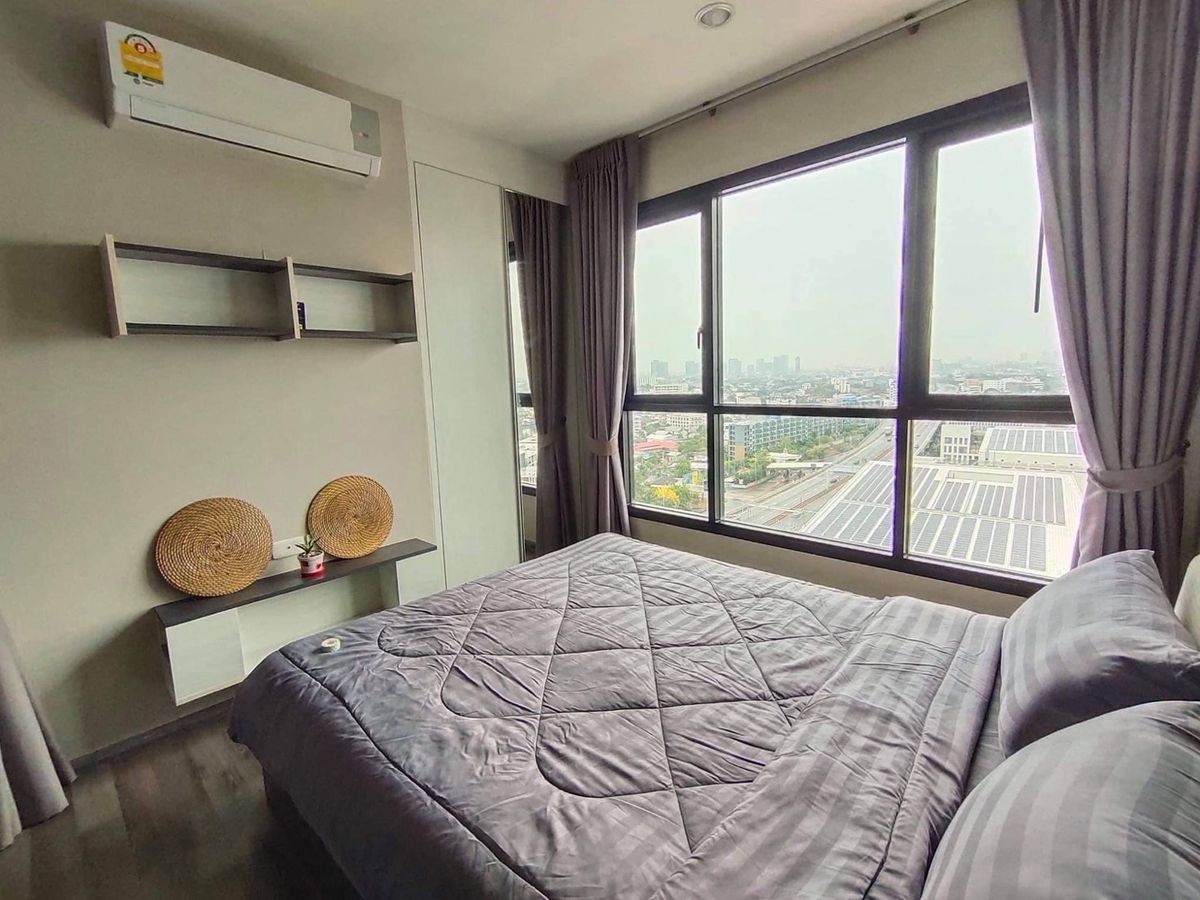 ให้เช่าคอนโดอ่อนนุช อุดมสุข : ให้เช่า The Base Park East ขนาด27ตร.ม ชั้น17 วิวเมือง ตกแต่งสวย เครื่องใช้ไฟฟ้าและเฟอร์ครบ ใกล้บีทีเอสอ่อนนุช พร้อมเข้าอยู่ ราคา 12,000บาท 