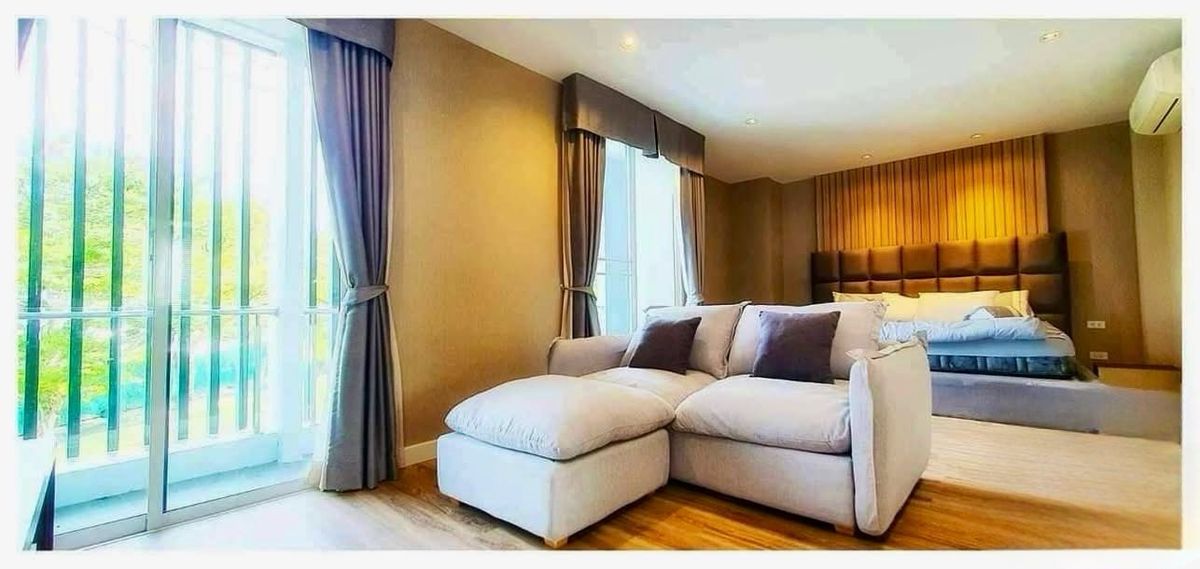 ให้เช่าบ้านลาดกระบัง สุวรรณภูมิ : AQ ARBOR SUANLUANG RAMA 9 - PATTANAKARN สวนหลวง ร.9-พัฒนาการ 3-story model house