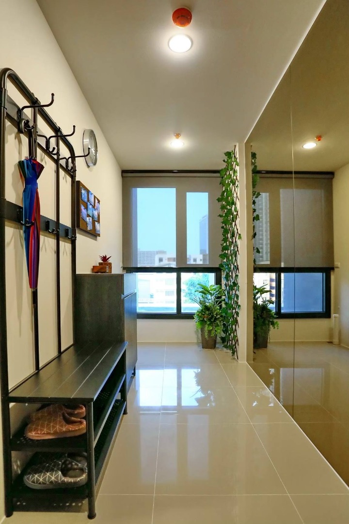 ให้เช่าคอนโดรัชดา ห้วยขวาง : 🔥ให้เช่าด่วน🔥เอ็กซ์ที ห้วยขวาง ห้องมุมติดสวน ใกล้รถไฟฟ้า MRT ห้วยขวาง เฟอร์นิเจอร์ครบพร้อมเข้าอยู่