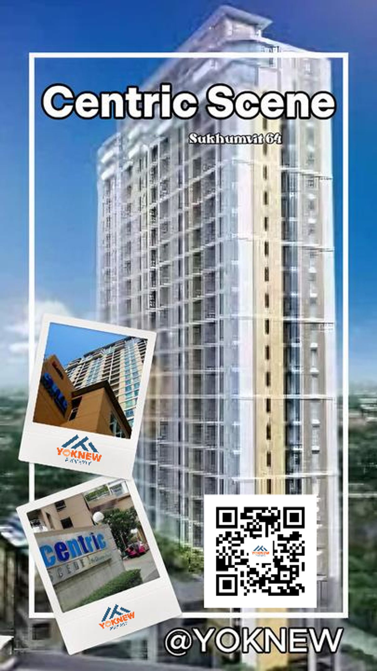 ขายคอนโดอ่อนนุช อุดมสุข : Centric Scene Sukhumvit 64 | 1 ห้องนอน 1 ห้องน้ำ | 41 ตร.ม. | Fully Furnished | ขาย 2.5 ลบ.