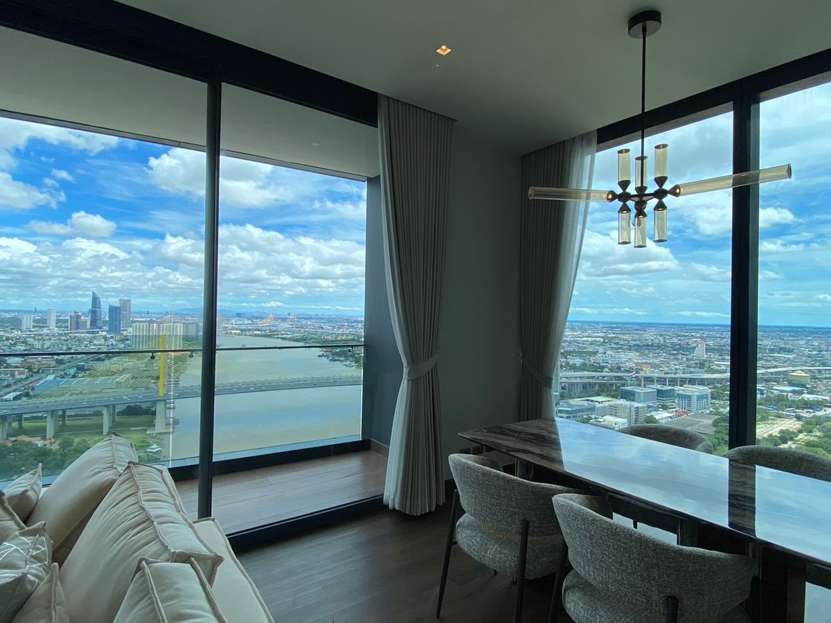 ให้เช่าคอนโดพระราม 3 สาธุประดิษฐ์ : ✨For Rent✨Canapaya Residence 2 bed 88 sq.m. fl40++ @85,000 Thb Hot deal