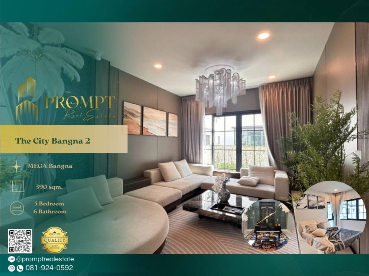For RentHouseBangna, Bearing, Lasalle : ST13569 - The City Bangna 2 (New Project)  :  เดอะ ซิตี้ บางนา 2 (โครงการใหม่) : The City Bangna 2 (New Project)  :  เดอะ ซิตี้ บางนา 2 (โครงการใหม่) - #MegaBangna #InternationalSchool (SISB/TCIS /Concordian) #SuvarnabhumiAirport