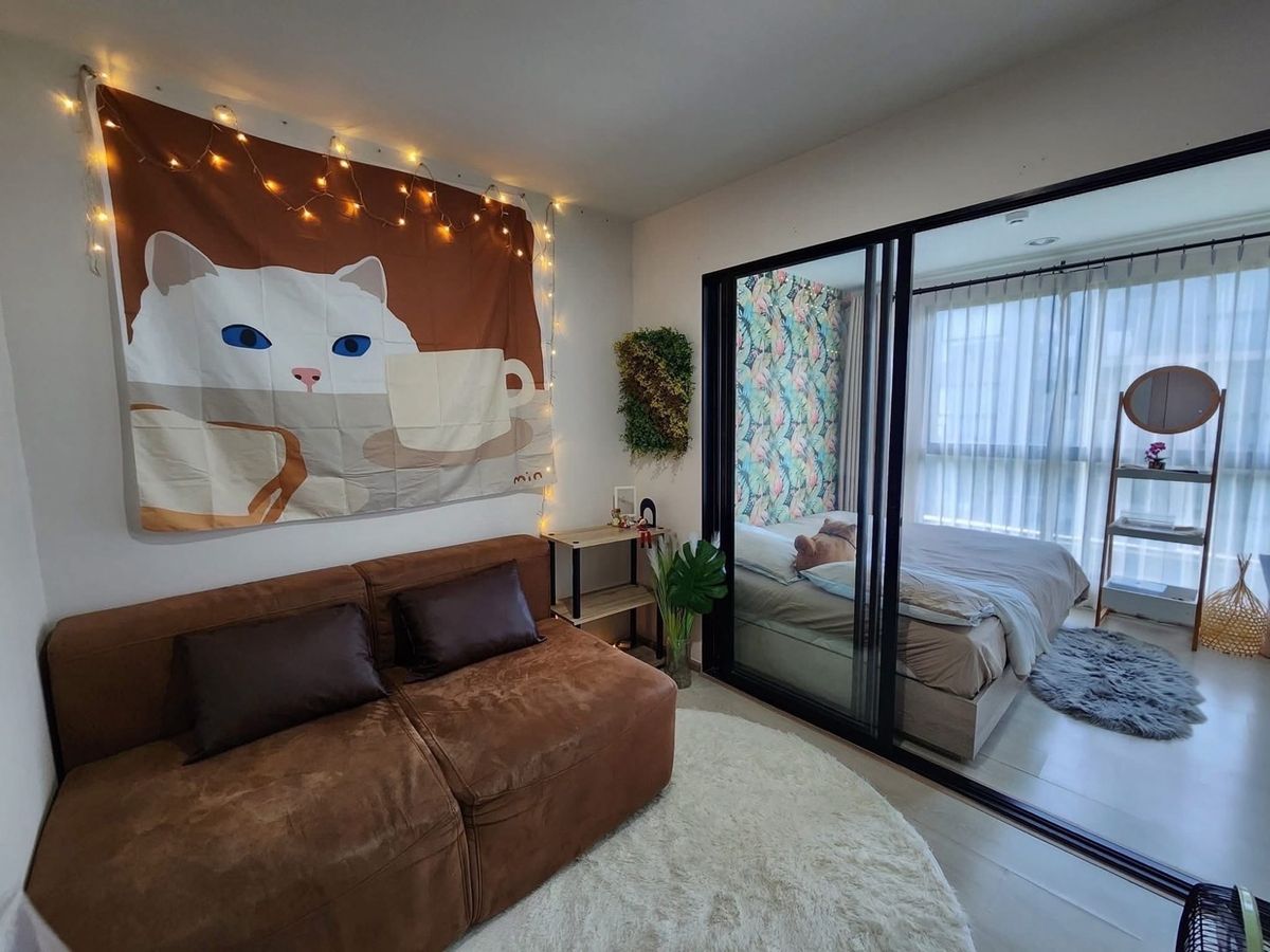 For RentCondoBangna, Bearing, Lasalle : Rent The Excel Groove Lasally 52 | DE Excel Graph Lasal 52 1 Bedroom 1 Bathroom 28 sqm. Building E, 7th floor, price 8,000 baht