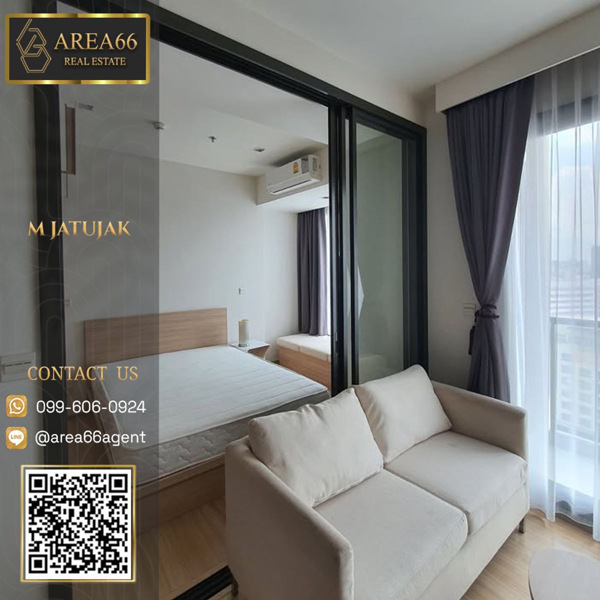 For SaleCondoSapankwai,Jatujak : 🔥 For  sale !! M Jatujak condo