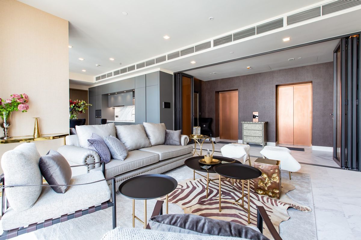 CondoSukhumvit, Asoke, Thonglor : Ready to Move! Luxury condo, Thonglor, one of the Sansiri Luxury Collection, a large room 125 sq.m.
