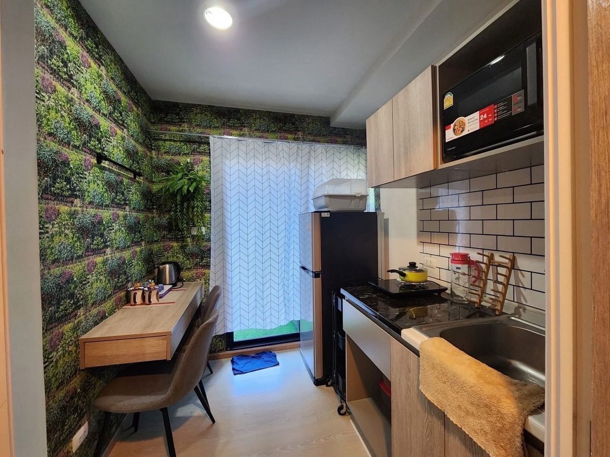 For RentCondoBangna, Bearing, Lasalle : Rent The Excel Groove Lasally 52 | DE Excel Graph Lasal 52 1 Bedroom 1 Bathroom 28 sqm. Building E, 7th floor, price 8,000 baht