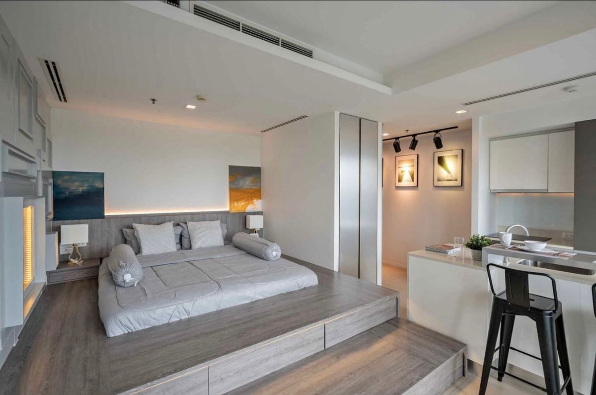 ให้เช่าคอนโดวงเวียนใหญ่ เจริญนคร : For rent The River Condo Icon Siam view 