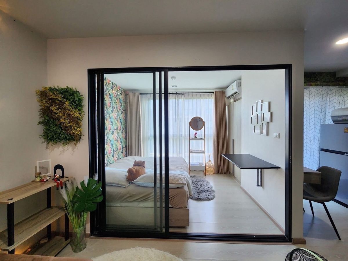 For RentCondoBangna, Bearing, Lasalle : Rent The Excel Groove Lasally 52 | DE Excel Graph Lasal 52 1 Bedroom 1 Bathroom 28 sqm. Building E, 7th floor, price 8,000 baht