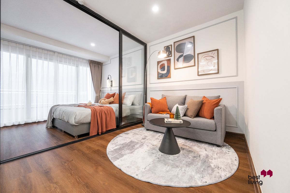 For SaleCondoRatchadapisek, Huaikwang, Suttisan : sell! ✨ Prasertsuk Place Vibhavadi 16: Big room, wide balcony 🌳 Near MRT Ratchada 🚇