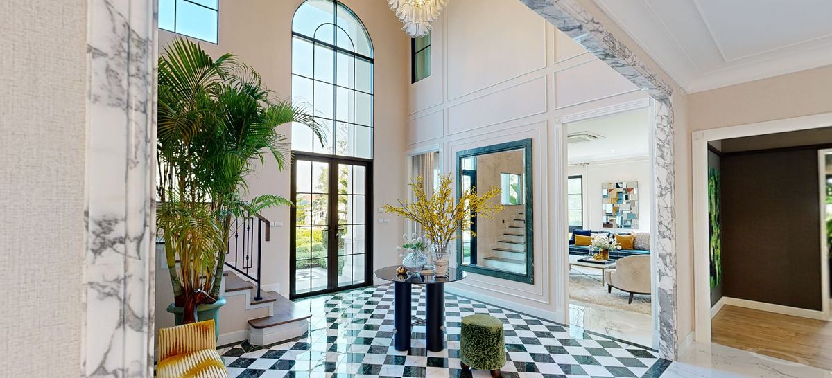 For SaleHouseNawamin, Ramindra : Selling a sample house for Setthasiri Watcharapol -Theprak to everything you see. Contact the sales department. Call: 082-414-4265