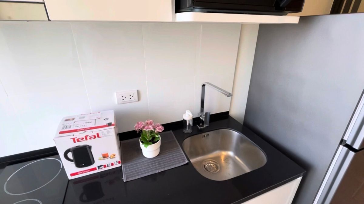 For RentCondoKasetsart, Ratchayothin : 🔥For urgent rent🔥Chewathai Kaset-Nawamin, high floor, open view, fully furnished, ready to move in, near BTS Kasetsart University