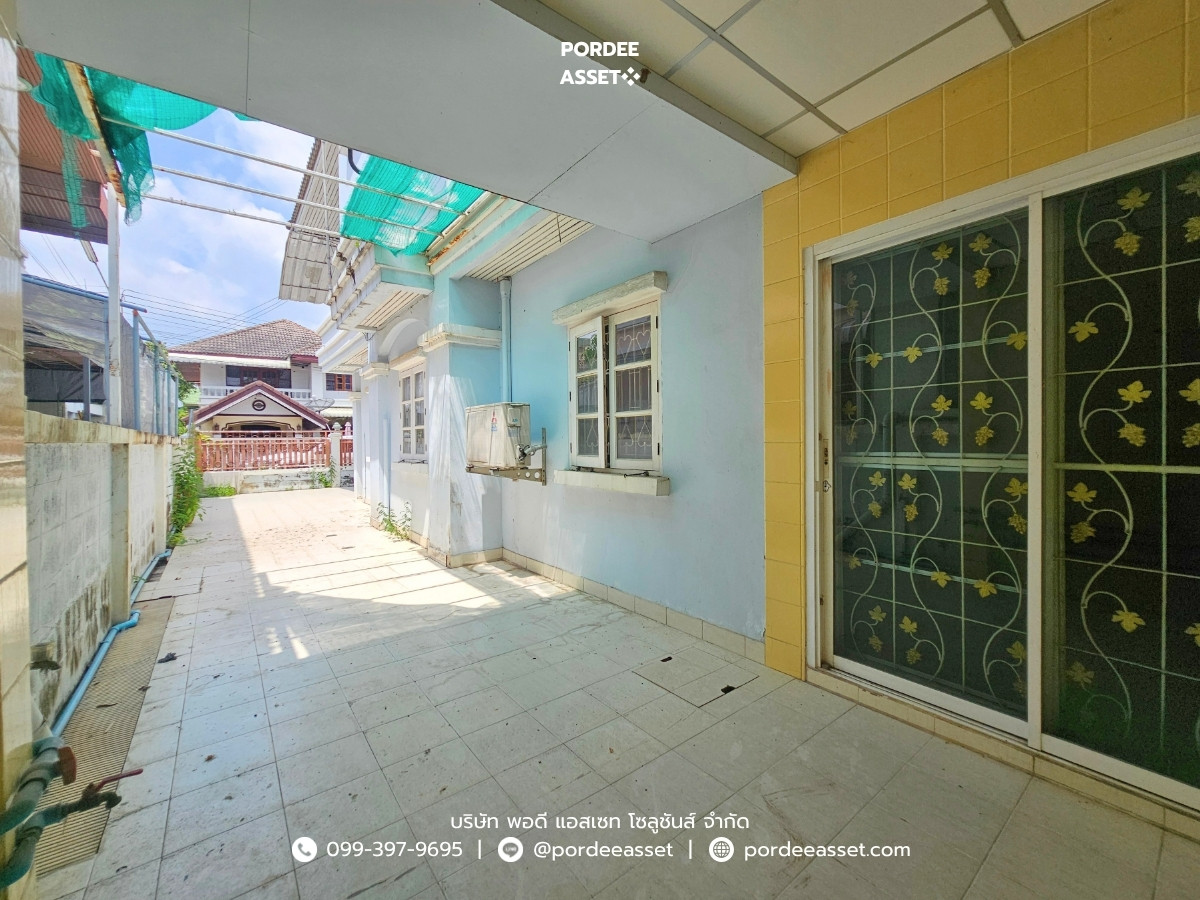 For SaleTownhomeNakhon Pathom : sell!! Twin house, Ban Suan Nakhon Chai Si, Nakhon Pathom Province (size 40 sq.w.), the road in front of the house, 7 meters wide, the project is on the main road, Petchkasem Road: (Baan Suan Nakhon Chai Si).