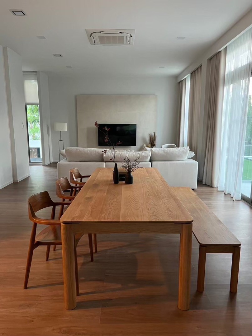 For RentHousePattanakan, Srinakarin : 🔥Urgent for rent🔥Vive Rama 9, 3-story detached house, offering privacy, fully furnished