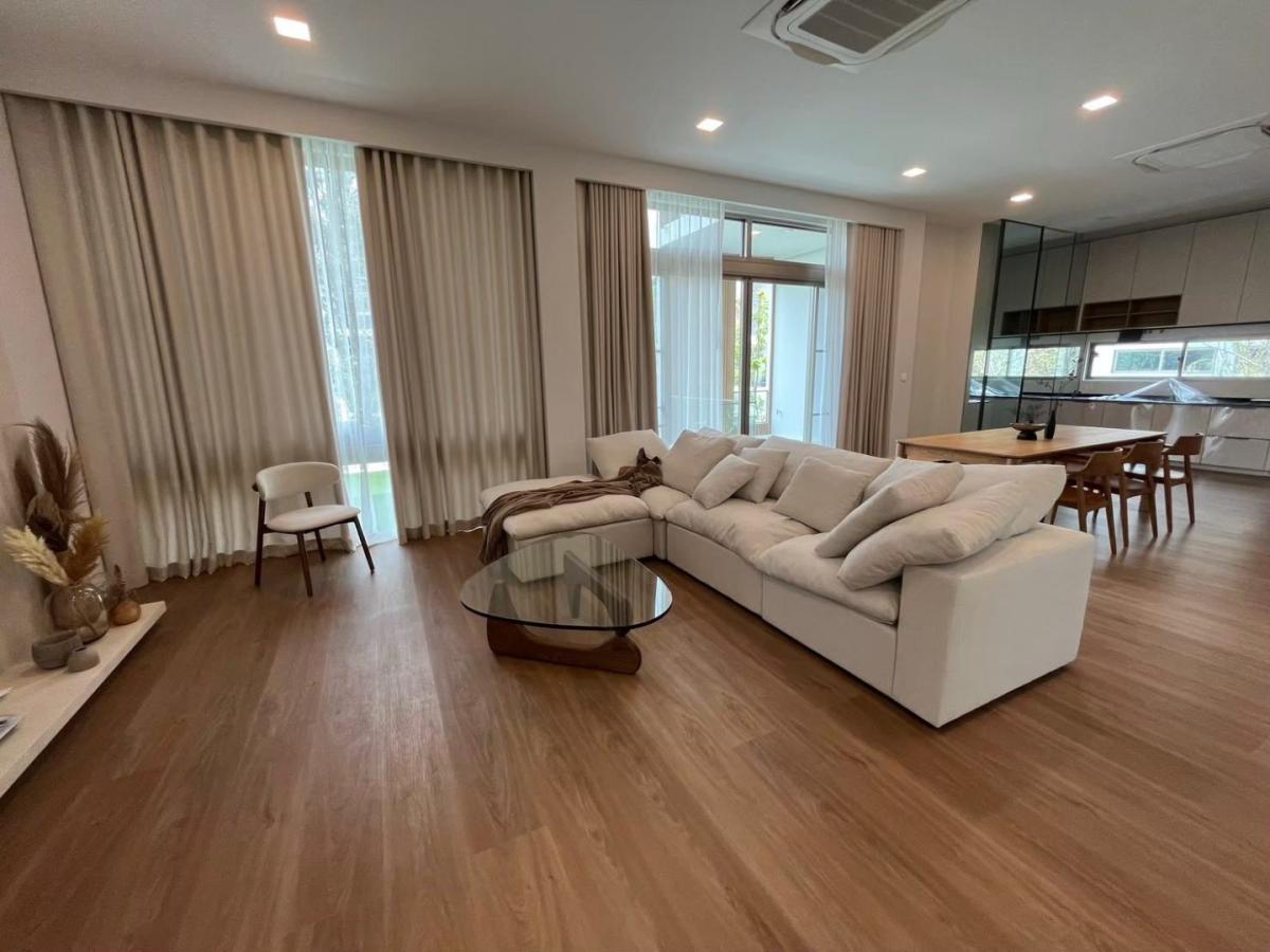 For RentHousePattanakan, Srinakarin : 🔥Urgent for rent🔥Vive Rama 9, 3-story detached house, offering privacy, fully furnished