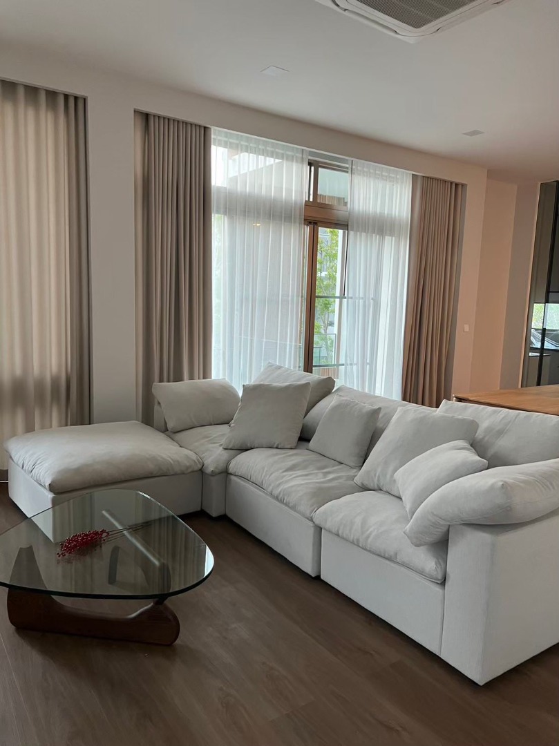 For RentHousePattanakan, Srinakarin : 🔥Urgent for rent🔥Vive Rama 9, 3-story detached house, offering privacy, fully furnished