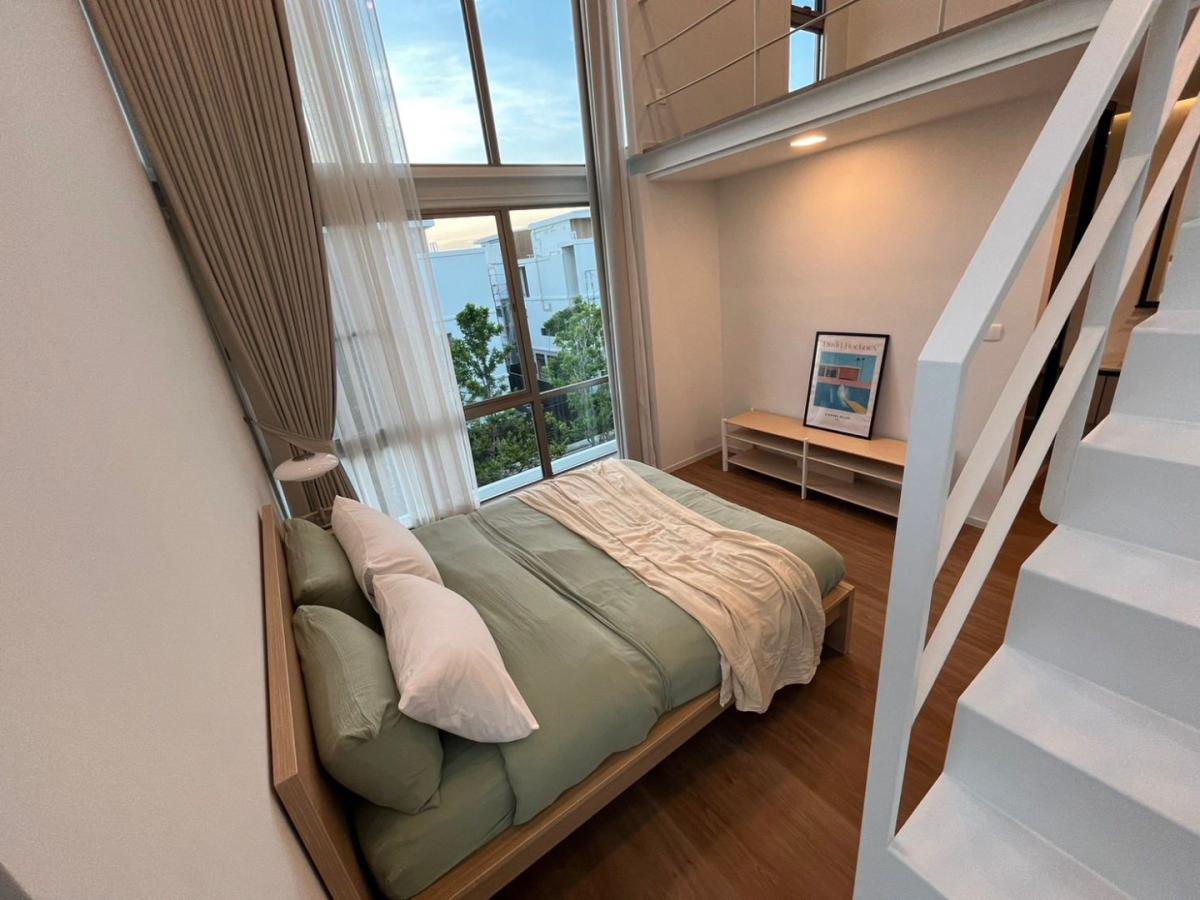 For RentHousePattanakan, Srinakarin : 🔥Urgent for rent🔥Vive Rama 9, 3-story detached house, offering privacy, fully furnished