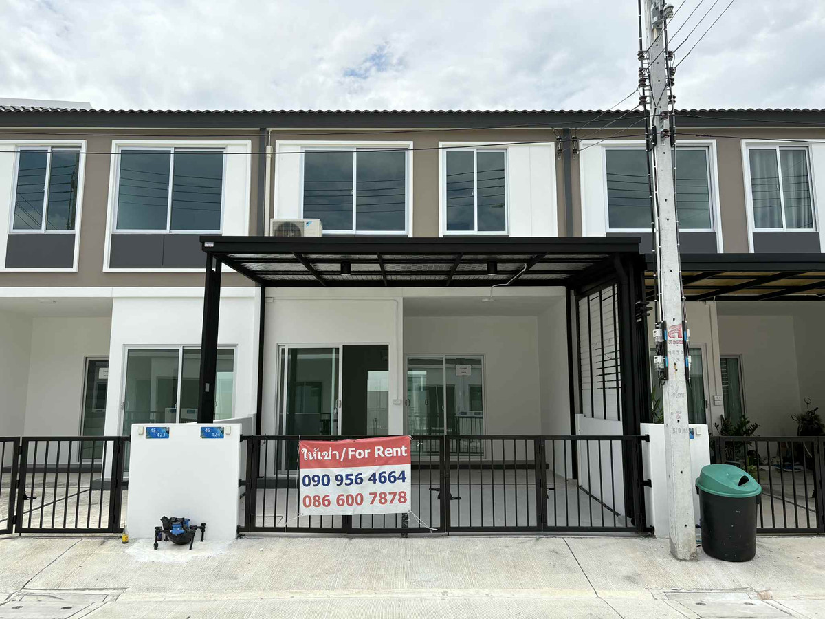 ให้เช่าทาวน์โฮมปทุมธานี รังสิต ธรรมศาสตร์ : ให้เช่า บ้านพฤกษา รังสิต-อเวนิว คลอง 3 (บ้านใหม่ ตกแต่งพร้อมเข้าอยู่)