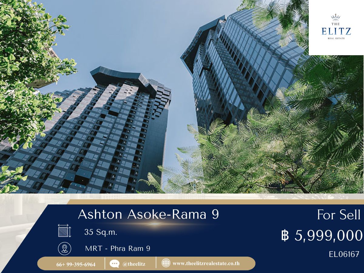 For SaleCondoRama9, Petchburi, RCA : ✨ This room is really worth !! Ashton Asoke --rama 9, very good location in the heart of Rama 9 ✔